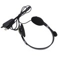 thumbnail image 4 of Casque Filaire 3.5mm, Réduction de Bruit Réglable Stéréo Connexion Directe Casque Filaire avec Microphone pour Bureau USB, 4 of 8