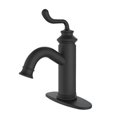 thumbnail image 1 of Fauceture LS5410RL Royale Single Handle Monoblock Lavatory Faucet, Matte Black, 1 of 1