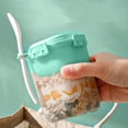 thumbnail image 1 of TIMIFIS Gadgets Pcs Overnight Oatmeal Breakfast Cup Cold Sealed Cup Portable Salad Cup with Spoon Yogurt Cup Cereal Cup Travel Cup Kitchen Gadgets, 1 of 6