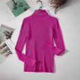 thumbnail image 5 of Yuyuzo Sweaters for Women Long Sleeve Turtlenecks Ribbed Knit Comfy Slim Fitted Basic Pullover Tops, 5 of 5