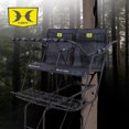 thumbnail image 3 of Hawk Big Denali 2 Man Climbing Tree Stand, 18 Foot Deer Hunting Ladderstand, 3 of 11