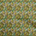 thumbnail image 1 of oneOone Polyester Spandex Dark Olive Green Fabric Abstracts Sewing Craft Projects Fabric Prints By Yard 56 Inch Wide, 1 of 5