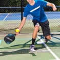 thumbnail image 3 of Ultralight Pickleball Paddle and Ball Set Carbon Fiber Surface Pickle Ball Racket 1 Paddles with 2 Balls, 3 of 7