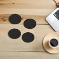 thumbnail image 4 of QUMIIRITY 8Pcs Round Pad Ash Fireproof Heatproof of Aluminum for Tabletop Protection, 4 of 8