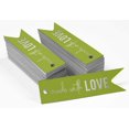 thumbnail image 2 of Inkdotpot Silver Foil Paper Hang Tags Made With Love Text Favor Tags 50 Pieces, 2 of 6