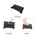 thumbnail image 1 of Portable Folding Step Stool Black Step Ladder For Elderly Pregnant Bathroom Travel Use, 1 of 8