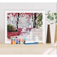 thumbnail image 2 of Autumn Park Paint by Numbers 1,000 piece Jigsaw Puzzle, 2 of 2