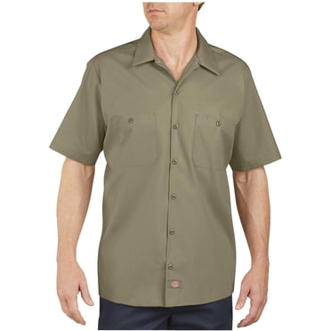 Dickies Chemise de Travail Industrielle à Manches Courtes pour Homme, TG, Sable du Désert