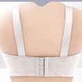 thumbnail image 4 of AherBiu Womens Plus Size Bras Large Bust Full Coverage Wireless High Supportive Bralette Solid Color Push up Bras, 4 of 8