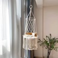 thumbnail image 1 of Macrame Cat Hammock Bed Hanging Window Perch for Large Cats and Small Pets Indoor Outdoor, 1 of 8