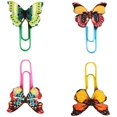 thumbnail image 3 of 50 Pack Fashion Butterfly Paper Clips Creative Lovely Animal Cartoon Binder Clips, 3 of 4