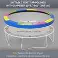 thumbnail image 4 of Soozier 12FT Trampoline Pad Spring Cover, Waterproof, Multi-Colored, 4 of 10