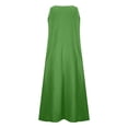 thumbnail image 5 of Liquidation d'Été 2025! Robe Grande Taille pour Femmes, Liquidation d'Été pour Femmes, Mode d'Été Décontractée pour Femmes Robe Sans Manches à Col Rond avec Poches, 5 of 5