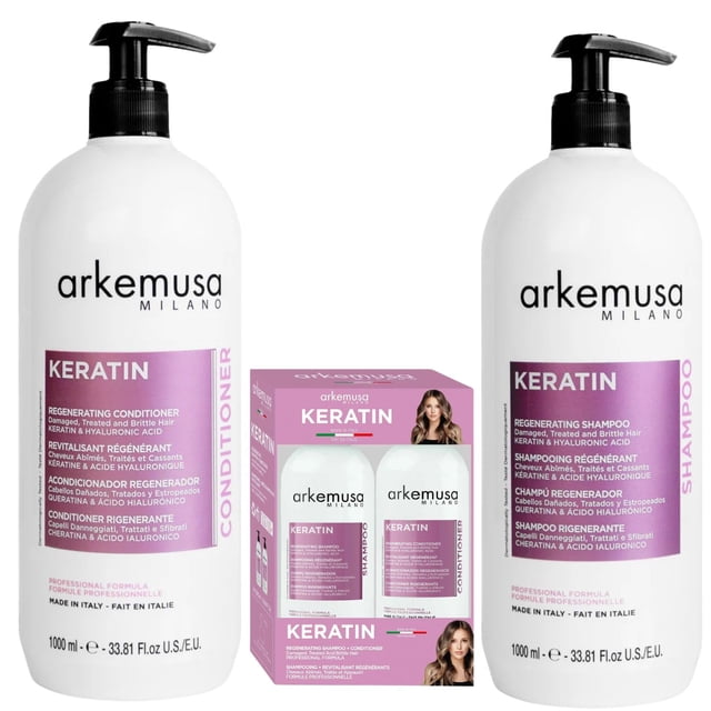 Arkemusa Keratin Shampoo and Conditioner | 2 * 1000 ml