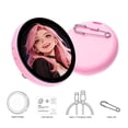 thumbnail image 4 of Miogawg Custom Digital Badge E-Pin 2 Inches IPS Screen Electronic Video Photo Name Botton Magnetic Dynamic Touch Screen Cool ID Card Badges Anime Star Fans Badge, 4 of 5