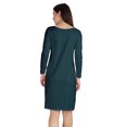 thumbnail image 3 of Inkmeso Educated Motivated Vaccinated T-Shirt Funny Pro Vaccine Boat Neck Dress, 3 of 8