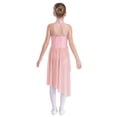 thumbnail image 2 of Ocealan Robe de Danse Lyrique Sans Manches pour Filles Jupe Ballerine Scintillante Rose 10, 2 of 7