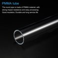 thumbnail image 4 of Unique Bargains Acrylic Pipe Clear Rigid Round Tube 36mm ID 40mm OD 10' for Lamps and Lanterns, Water Cooling System, 4 of 6