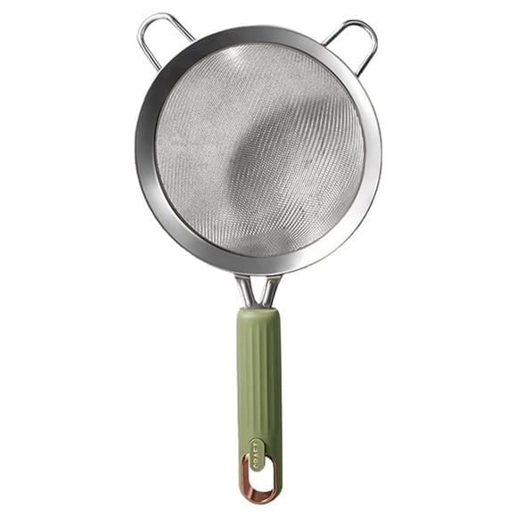 2 Pack Stainless Steel Fine Mesh Hand Sieve Strainer Comfort Handle Multipurpose Flour Sifter Filter for Baking Cooking