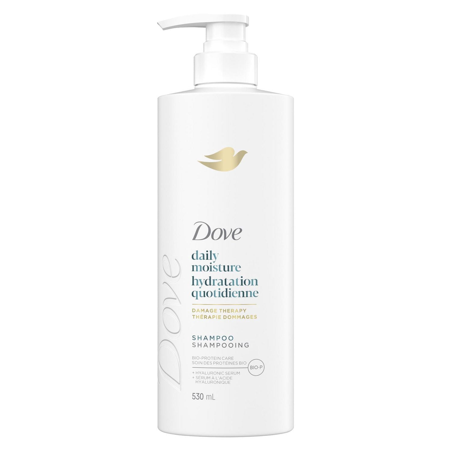 Dove Shampoo Daily Moisture Bio-Protein Care + Hyaluronic Acid, 530 ml