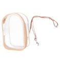 thumbnail image 2 of lionlar Clear Figure Display Bag Doll Display Bag for Collectors Action Figures Doll Apricot and Rope, 2 of 9