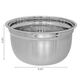 thumbnail image 2 of IH Casa Decor En Acier Inoxydable Allemand Bol 8,50" - Ensemble De 2, 2 of 3