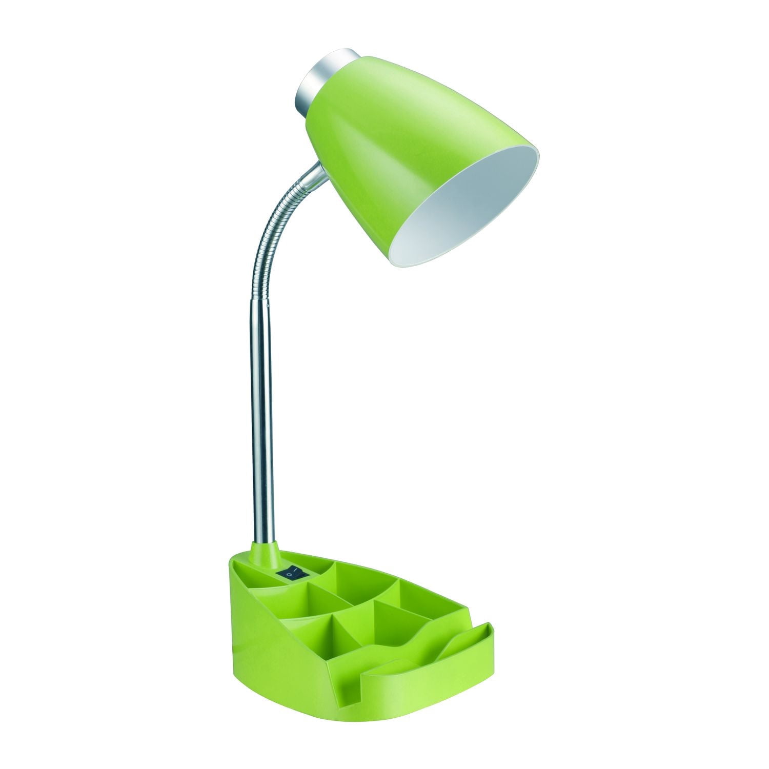 Limelights Gooseneck Organizer Desk Lamp with iPad Tablet Stand Book Holder