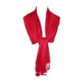 thumbnail image 2 of CTM®  Classic Pashmina Style Shawl Wraps (Women's), 2 of 3