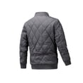 thumbnail image 4 of KIHOUT Veste de Printemps Hiver pour Hommes Mode Fermeture Éclair Col à Revers Manches Longues Décontractée Extérieure Chaude, Taille m-3TG, 4 of 4