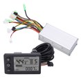thumbnail image 1 of Electric Bicycle Controller Meter Kit, Thermal Overload Prevention 500W 750W Electric Scooter Controller Grooves Designe IP65 Waterproof Grade  For Cycling, 1 of 8