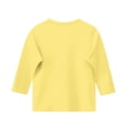 thumbnail image 4 of Plebaso Garçons Filles T-Shirts à Manches 3/4 Col Rond Blouse T-Shirt Basique Hauts Décontractés Unis T-Shirts Légers, 4 of 5