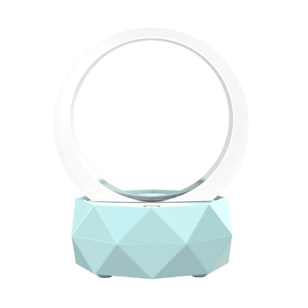 Bluetooth 5.0 TWS Wireless Speaker Portable Mini Reading Wireless Speaker Bluetooth Speaker Desktop Lamp for Indoor Ourdoor Small Night Light Blue