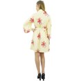 thumbnail image 4 of Bimba Women's Floral Printed Pink Georgette Bridesmaid Robe Coverup Wrap-18, 4 of 8