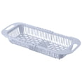 thumbnail image 1 of Oleegame 1PC Shower Soap Dish With Hook Household Retractable Vegetable Sink Drain Basket Kitchen Sink Drain Rack Gray, 1 of 8