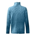 thumbnail image 4 of Besolor Chandails à Col Roulé pour Femmes Manches Longues Décontractées Tricot Torsadé Pull Ample Automne Hiver, 4 of 4