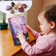 thumbnail image 5 of Purple Christmas Advent Calendar 24 Doors Natural Crystal Agate Collection Educational Countdown Holiday Gift For Kids Science Learning Party Favor Mineral Toy Classroom Reward 0.68Lb, 5 of 5
