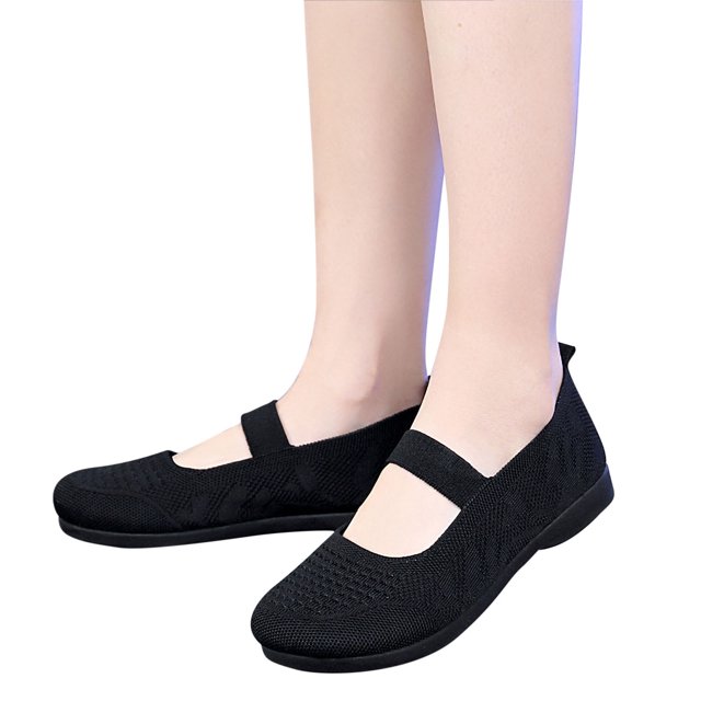 LSLJS Chaussures Plates Multicolores à Bout Rond pour Femmes, Espadrilles Légères et Souples, Chaussures Décontractées, Espadrilles pour Femmes