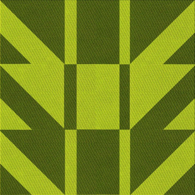Ahgly Tapis d'Intérieur Lavable en Machine Carré Vert Pistache Transitionnel, 7 Pieds Carré