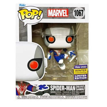 Pop Marvel Spider-Man 3.75 Inch Static Figure Exclusive - Spider-Man Bug-Eyes Armor #1067