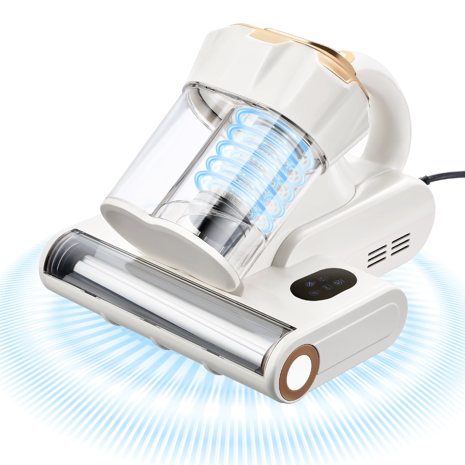 VEVOR Mattress Vacuum Cleaner with 18Kpa Powerful Suction HEPA Filter 550W White
