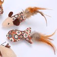 thumbnail image 4 of 2PCS Cat Toy Mouse Fish Shape Creative Bite Resistant Catnip Toy Cat Bite Toy, 4 of 10