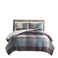 thumbnail image 1 of Plaid Micromink to Sherpa 3 Piece Comforter Set, 1 of 7