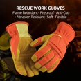 thumbnail image 2 of Flame Retardant Anti-Cut Safety Work Gloves Fire-Proof Heat Insulated Emergency Rescue ,Widely Used, 2 of 6