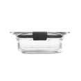 thumbnail image 1 of Rubbermaid Brilliance Glass Round Leak-Proof 1.7-Cup Food Storage Container, 1 of 1