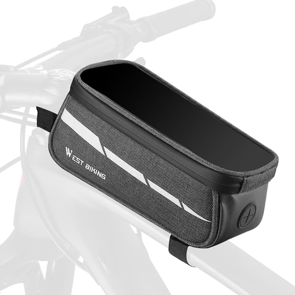 1L Bicycle Bag Reflective Bike Frame Fronttube Bag Touchscreen Mobilephone Bag Cycling Bag Road Bike