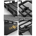 thumbnail image 3 of EDTara Roof Rack Basket, 200 lb Capacity Universal Rooftop Cargo Carrier, Heavy-Duty Luggage Rack for SUV, Truck & Crossover, 3 of 6