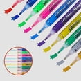 thumbnail image 1 of PEONAVET Double Line Pen Drawing Watercolor Pen Set 10 Colors Marker Washable Painting Pen 5ml, 1 of 9