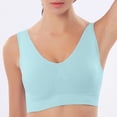 thumbnail image 2 of Qertyioot Women Plus Size Bras Seamless Comfortable Yoga Wireless Underwear, 2 of 3