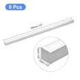 thumbnail image 2 of Unique Bargains Square Aluminum Flat Bar, 6 Pack 1/2' Thickness 1/2' Width 12' Length, 2 of 5