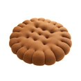 thumbnail image 4 of DYNWAVECA Coussin en Forme de Biscuit Coussin de Sol Décoratif Doux pour Cadeau Salon Bar Rond Brun Foncé, 4 of 10
